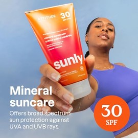 BIO SPECTRA ATTITUDE - ATTITUDE Cuidado natural, protector solar mineral hipoalergénico, SPF 30, flor de naranja, 5.2 oz - 2 oz - Daily Care