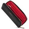 VISOUL Long Wallet, 12 Card Slots, 2 Bill Compartments, Coin