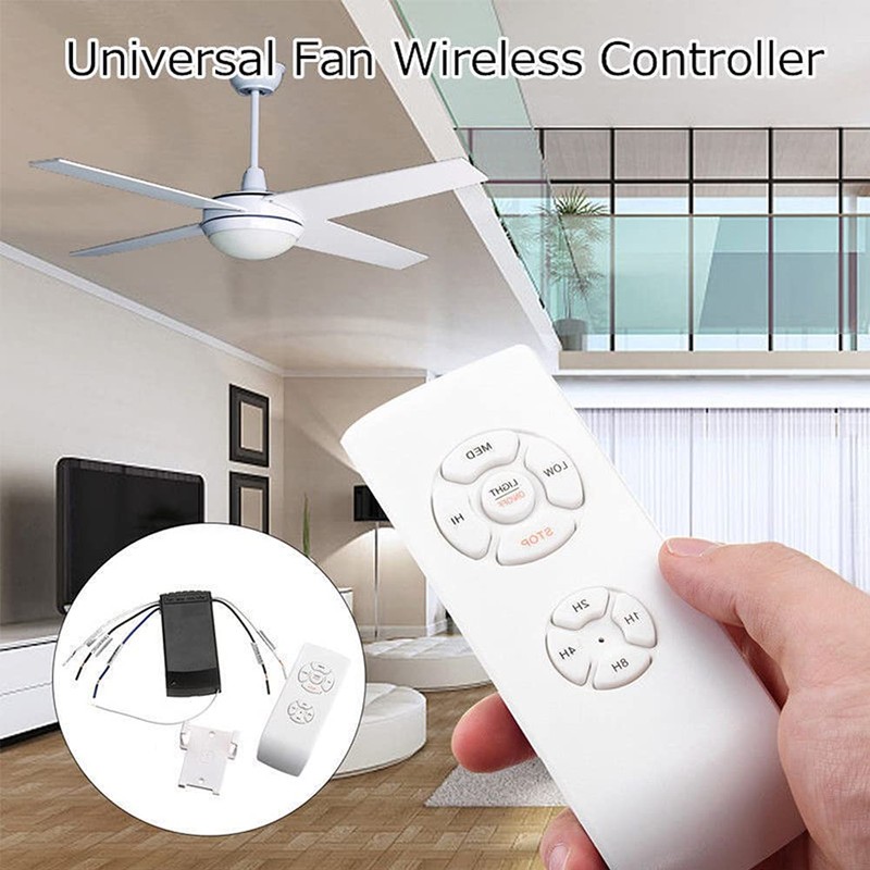 Universal Ceiling Fan Remote Control Kit, Wireless Remote Control and