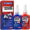Bondtech Thread Lock Blue and Red, Threadlocker Medium and High