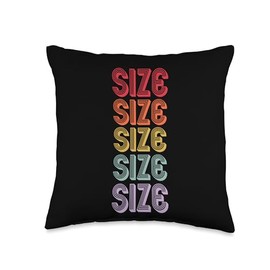 Size Throw Pillow