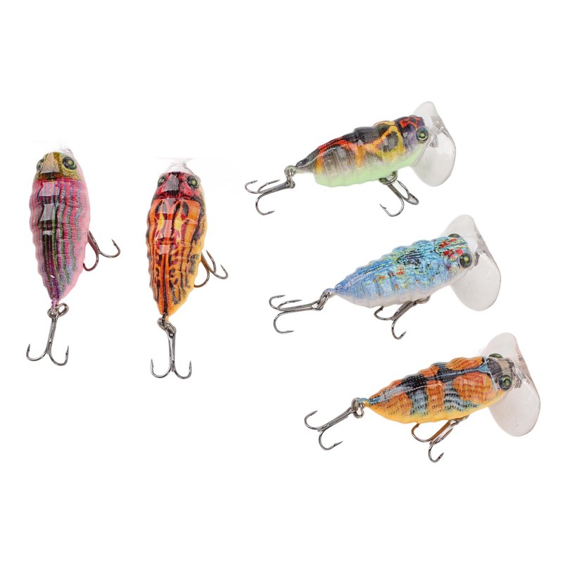 Cicada Fishing Lures Life Like Swimbait Fishing Bait Set with