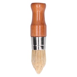 Thickened Bristles Brush Dust Removal Wooden Handle Paint Brush for Furniture Waxing