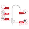 1/4'' Zinc Alloy Kitchen Faucet Tap Chrome Reverse Osmosis RO