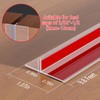 Silicone Seal Strip, E-PRONSE New T Shape Double-Sided Strong Adhesive
