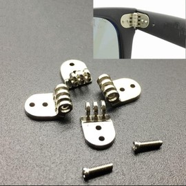 Glasses Hinge Replacement 6.0mm 4+3 Eyeglasses Plastic Frames Sunglasses Wooden Frames Parts Repair Kits Eyeglass Repairing Replacement Hinges Screws and Screwdriver