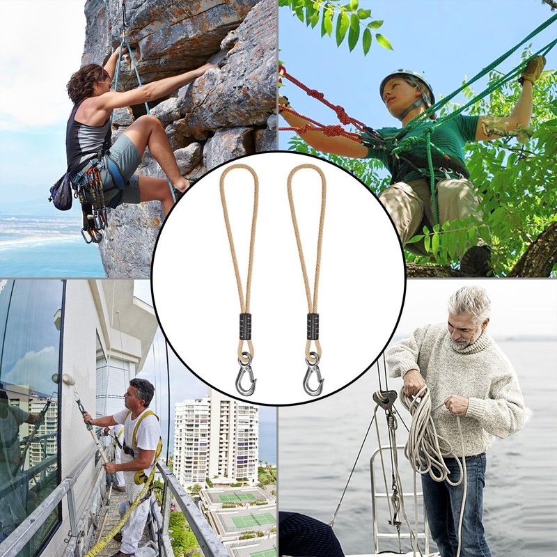 BeneLabel 2pcs Tree Swing Rope, 50cm Hammock Strap Hanging Kit