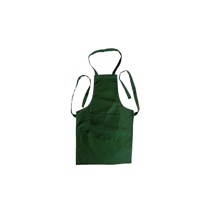 Bonnin Kids Plain Apron with Front Pocket for Drawing, Painting,