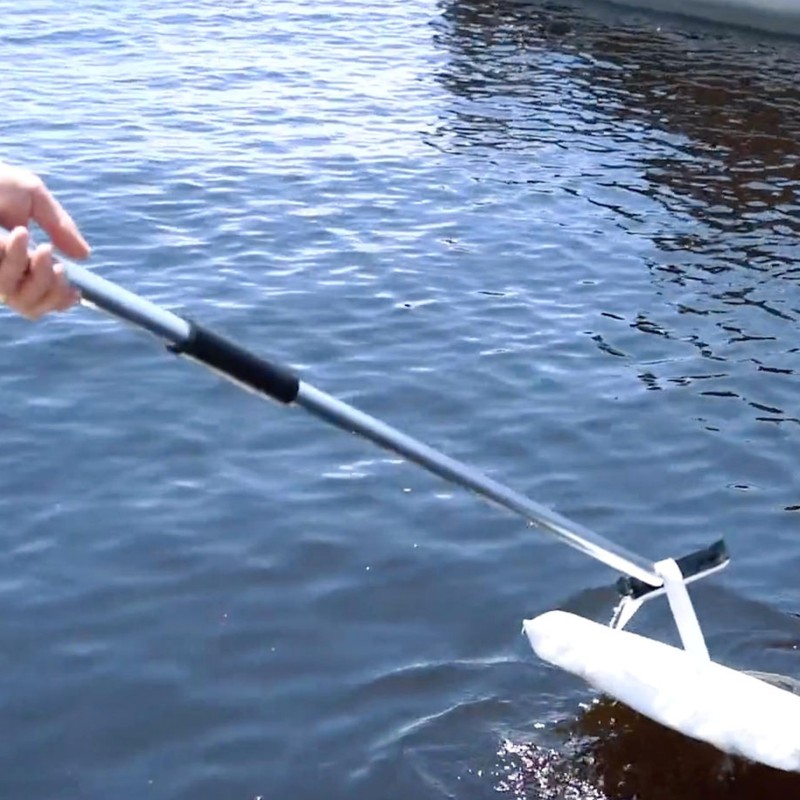RetrieveALL Telescoping Cargo Tool with Broom Head Attachment/Multi-Use Cargo Retriever/Extendable