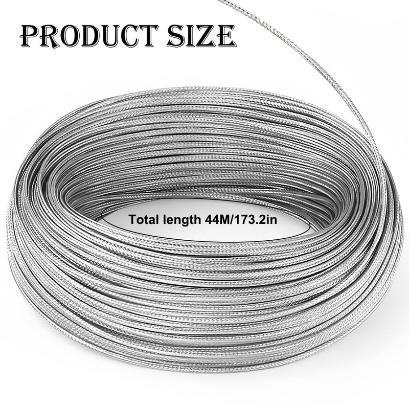 41 m Steel Wire Trimmer Line, Diameter 3 mm, Brush