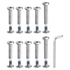 PATIKIL Inline Skate Axle Screw Replacement, 1 Set Roller Wheel