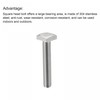 uxcell Square Head Bolt, M10x60mm Fully Thread 304 Stainless Steel