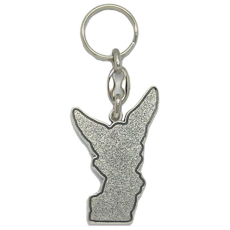 Generico 50.462.31 007BLU Keyring Religious Saint Michael Archangel Michael Silver