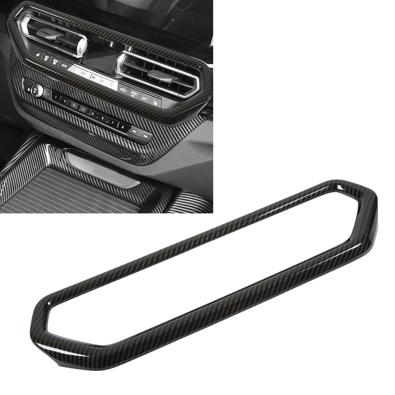 Central Control AC Air Vent Cover Trim Carbon Fiber Style