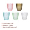 sourcing map 7oz Acrylic Drinking Glasses, 4Pcs Plastic Reusable Tumblers