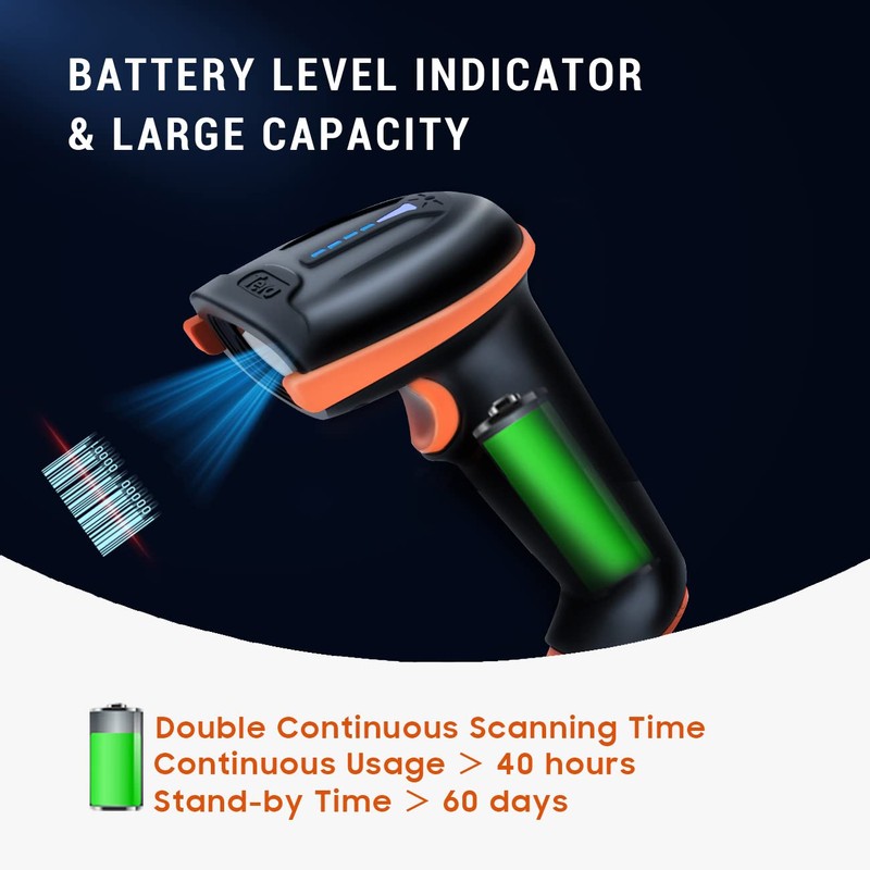 Tera D5100 Barcode Scanner 1D 2D QR Wireless 2.4GHz +