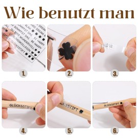 Rub On Sticker für Kugelschreiber Personalisiert Glücksstift Kleine Geschenke für Kollegen Rub Ons Folie Stift Aufkleber Lustig Abschiedsgeschenk Kollegin Jobwechsel Rente Geschenke Deutsch Sprüche