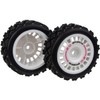 HobbyMarking 1/10 RC Rally Car Wheels Rims & Rubber Tires