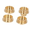11Pcs Brass Router Template Guides Set for Dovetailing, Hinge Routing,