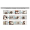 SEIWEI Wool Felt Material Production Package DIY Cute Hand Spinning