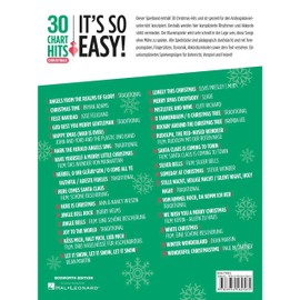 30 Chart-Hits - It's so easy! Christmas: Superleichte Arrangements für Klavierbeginner: Superleichte Arrangements für Klavierbeginner von Hans-Günter Heumann