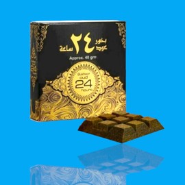 Bakhoor, Arabian Incense | Home Fragrances, 40 grams Bukhoor In 30+ Varities (Oud 24 Hours)