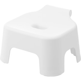 Yamazaki 1763 SH13 Hanging Bath Chair, For Kids, White, W 10.0 x D 9.3 x H 6.3 inches (25.5 x 23.5 x 16 cm), Tower, Bath Chair, For Kids, Toddlers, Easy to Dry