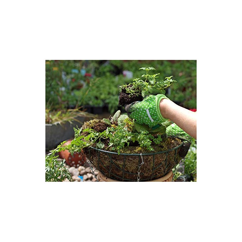 14" natural jute hanging basket liner pack of 2