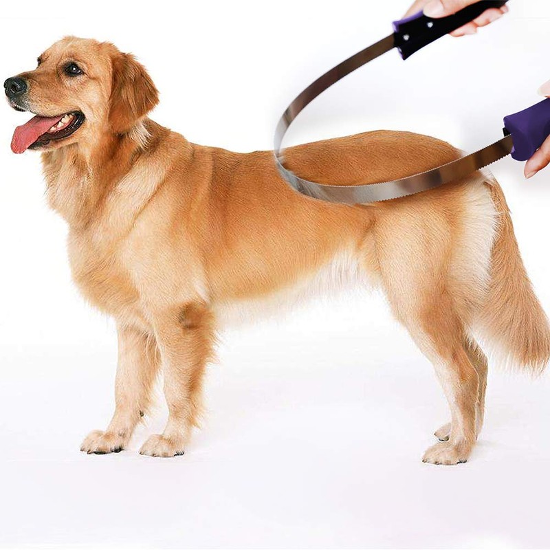 BOTH WINNERS Dual-Sided Shedding Blade with Stainless Steel Blade, De-Shedding