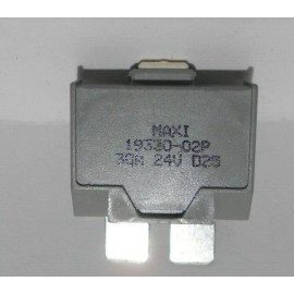 Bussmann Lot of 2 Bussmann Series 19330-02P MAXI Circuit Breaker,Type III Reset, 30A, 24V