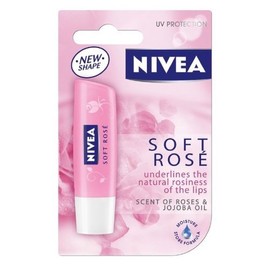 Nivea Lip Soft Rose Blister Pack Pack of 2