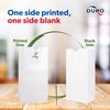 Duro 12# Large White Paper Lunch Bags 100 Count, Bulk