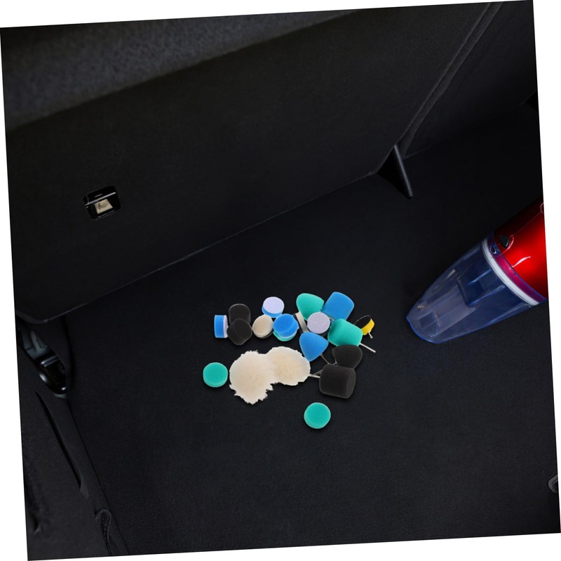 BUGUUYO 20pcs Detail Polishing Sponge Set Cone Shaped Buffing Heads