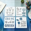 16 Pcs Gardening Stencils for Painting Reusable Plastic 6×6 Inch