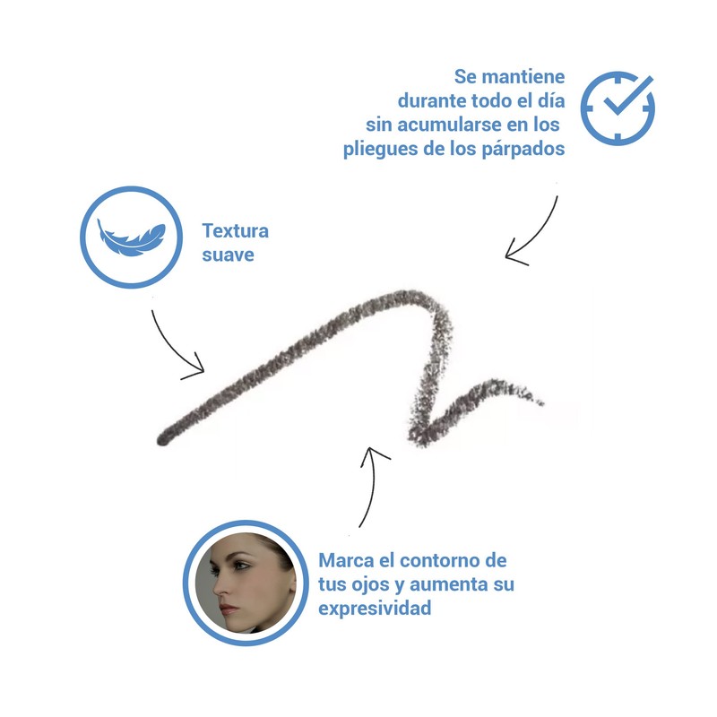 EYE CARE Kohl Pencil / Eyeliner Solid Grey