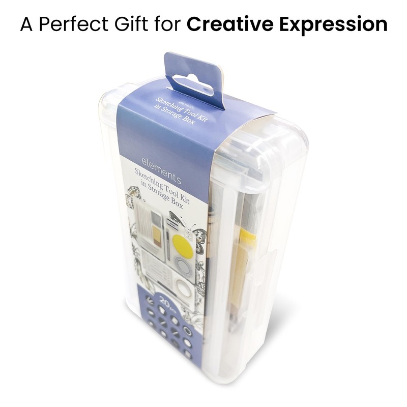 Elements Sketching Tools 20 pcs with Storage Box - Blending