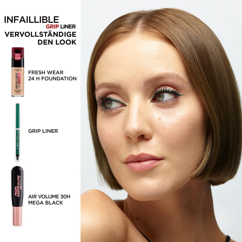 L'Oréal Paris Waterproof Eyeliner with Gel Formula and Integrated Sponge