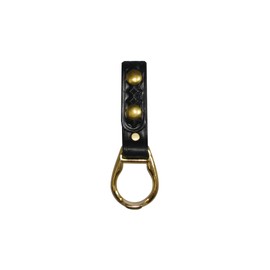 Triple K 242 Side Handle Baton Carrier Basketweave with Brass Hardware, Black, One Size