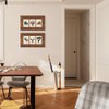 EosGlac Collage Picture Frame 4x6 3 Openings, Wood Plank Design