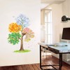 ufengke Four Seasons Tree Wall Stickers Removable Vinyl Wall Decals