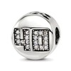 JewelryWeb 12.73mm 925 Sterling Silver Polished Artisan Oxidized Reflections Crystals