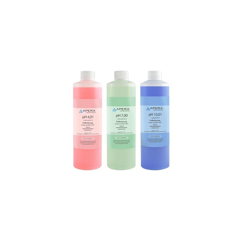 Apera Instruments Ph Calibration Solution 4.01/7.00/10.01 each 250 ml
