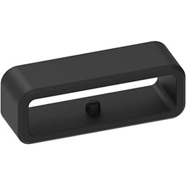 LIWEROTSA 6pcs Watch Strap Holder Loop, Silicone Watch Band Keeper Retainer Fastener Ring Parts for Smart Watch Band Wristband Replacement (22mm)