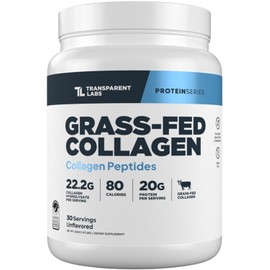 Polvo de péptidos de colágeno alimentados con pasto – Polvo de colágeno sin sabor para mujeres y hombres, 0.78 oz de péptidos de colágeno hidrolizados bovino alimentados con pasto para la piel, el cabello, los huesos y la recuperación muscular – 30 porciones