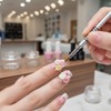 3 PCS 3D Acrylic Nail Brush, #2#4#6 Kolinsky 3D Nail