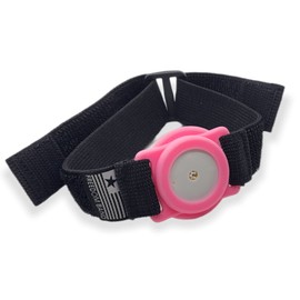 4-18" Inch Adjustable & Flex Band for Freestyle Libre 1 & 2 14 Day : Transmitter Protection Sensor Cover Arm & Leg Band -No More Adhesive Patches (4-18" Active Band, Pink Bubble Gum)