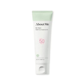 About Me Sun Cream Organic Car Be Clean Relief Sun Essence EX 50ml 1ea / 어바웃미 선크림 유기자차 비클린릴리프 선 에센스 EX 50ml 1개