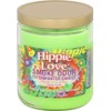 Smoke Odor Exterminator Candle Hippie Love (9) 13oz Jars Free Shipping