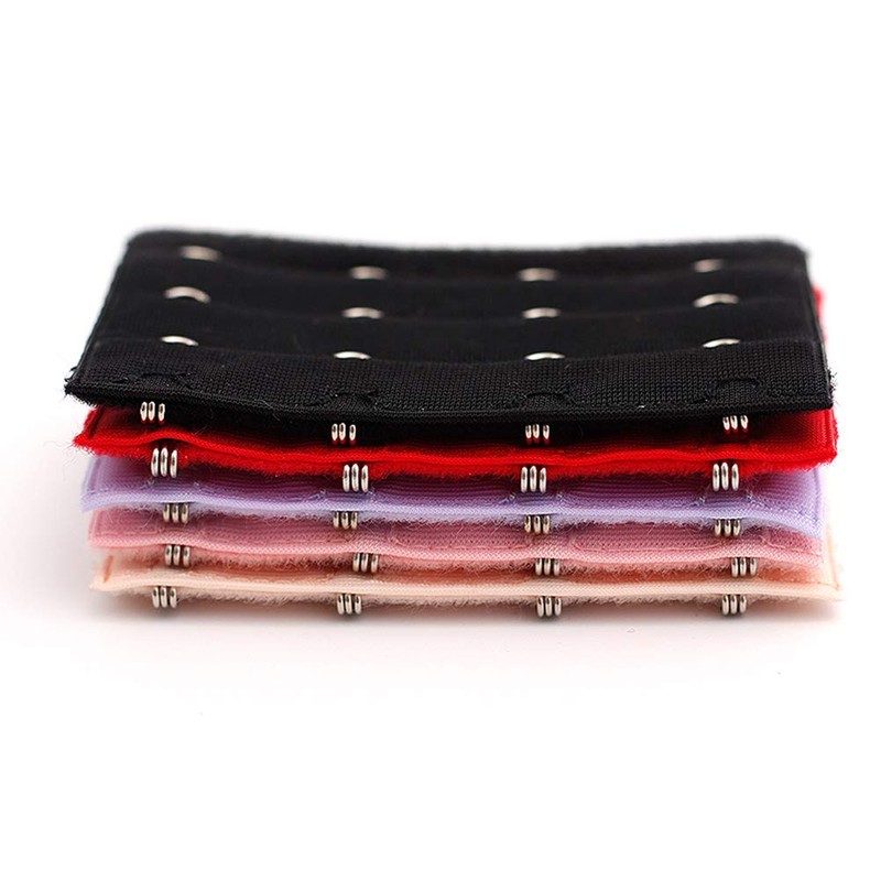 20Pcs Bra Extender Band Back Strap 4-Hook 3 Rows