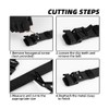 LINXGR Tactical Gun Belt Ratchet Mens 1.5" EDC Heavy Duty